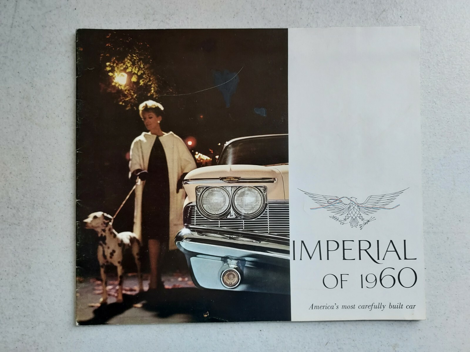 1960 Chrysler Imperial Crown Le Baron Sedan Dealer Brochure Book 8.5\
