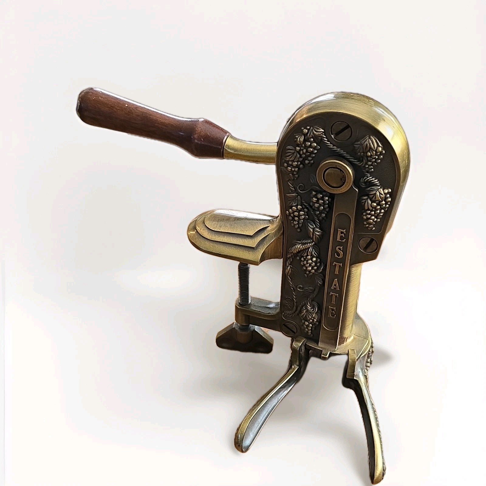 Rogar Estate Wine Bottle Opener 1800\'s Reproduction Corkscrew Design Bronze Tone