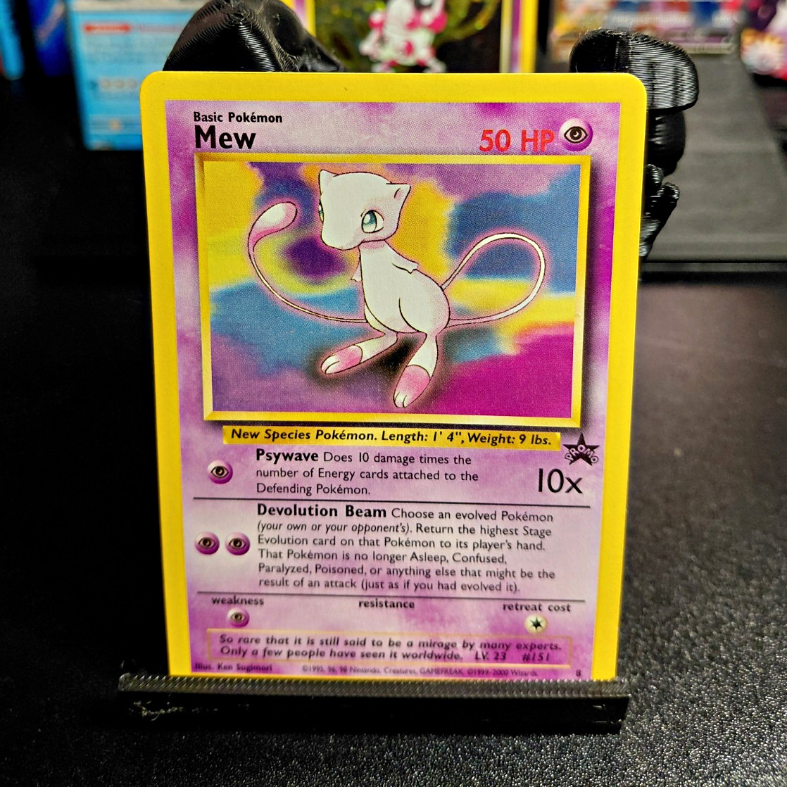 Mew #8 Black Star Promo WOTC 2000 Pokemon TCG Vintage Non-Holo LP