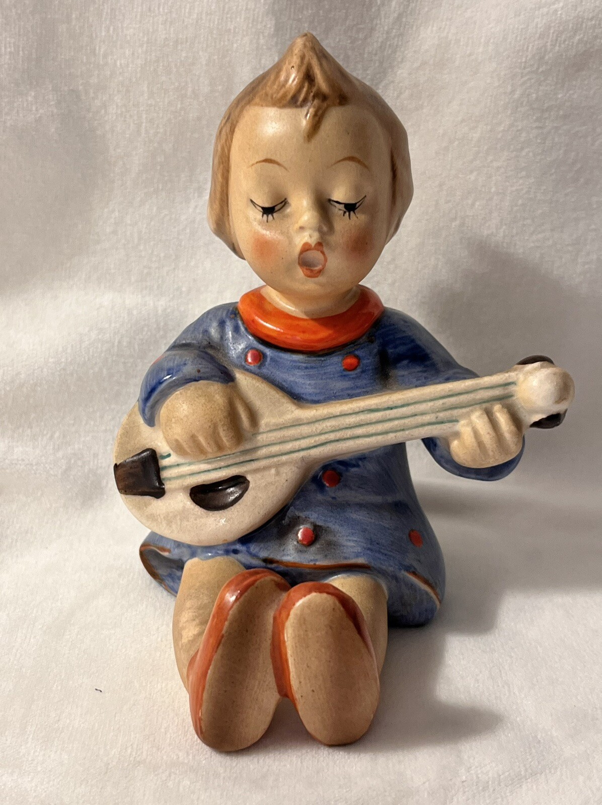 RARE Hummel “Joyful” HUM 53 Double Mark Two TMK 1 & TMK 2 Excellent Antique 75y