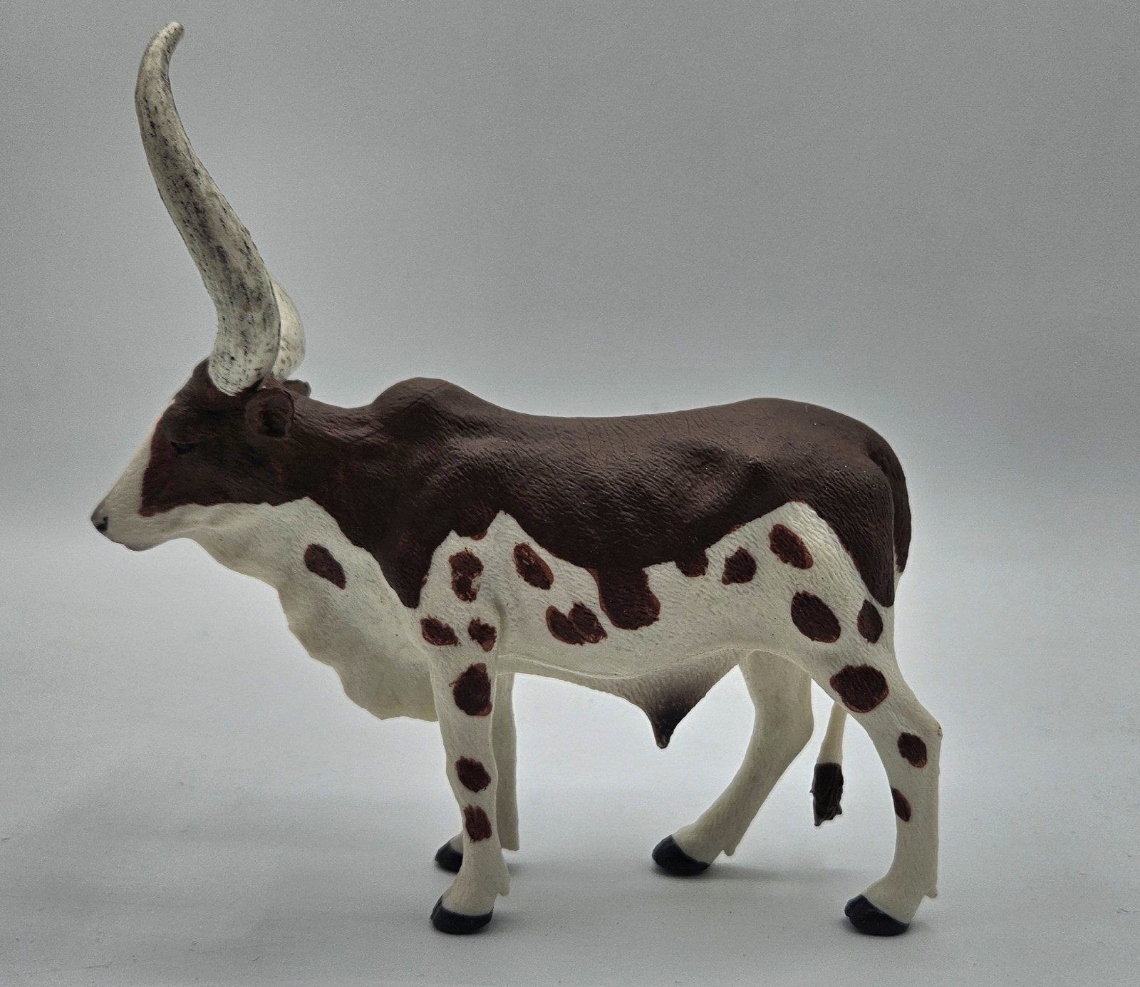 Ankole Watusi Bull Figure Toy Gift Child Plastic Figura Toro Plástico Juguete 