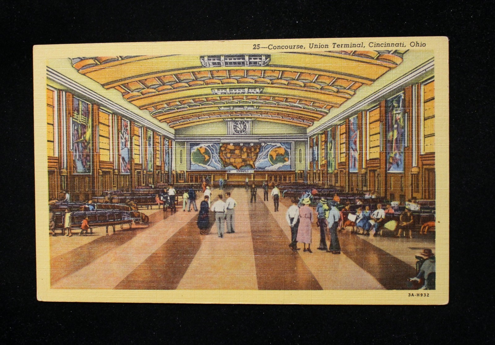 VTG LINEN POSTCARD \