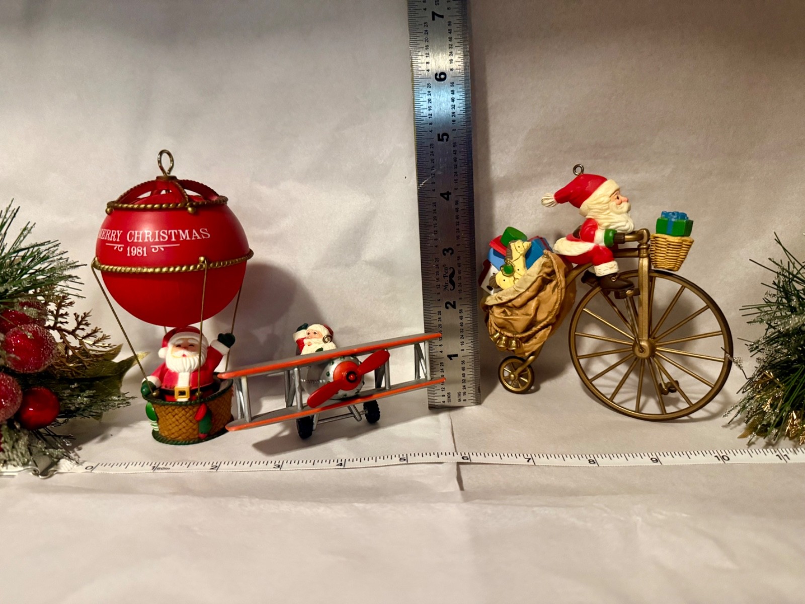 Group Of Three Vintage Hallmark Keepsake Ornaments 1981&1982