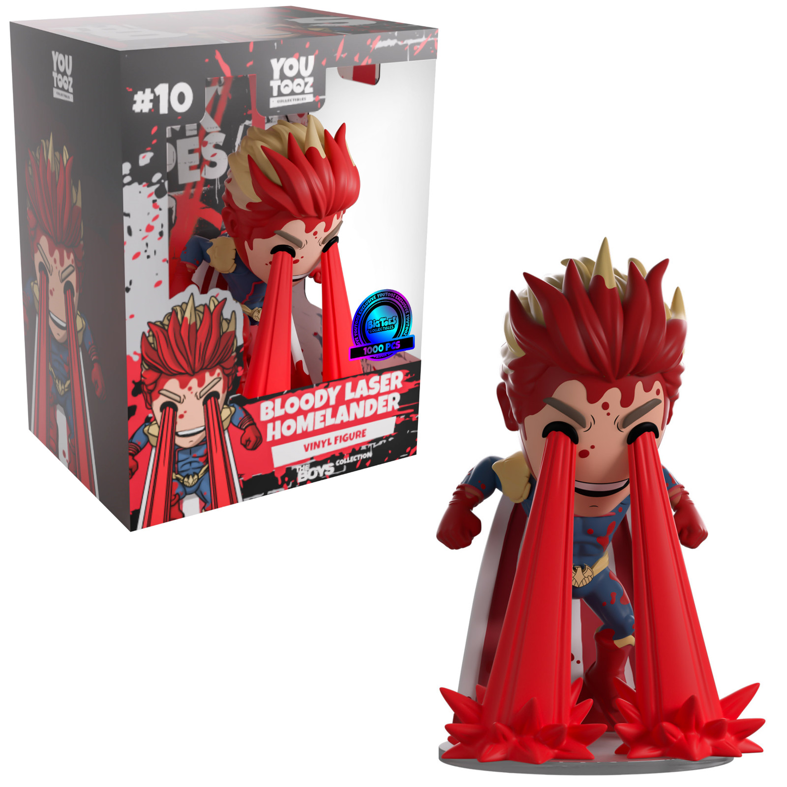 Youtooz Television The Boys Bloody Laser Homelander BigToes Collectibles Exclusi Youtooz Television The Boys Bloody Laser Homelander BigToes Collectibles Exclusi