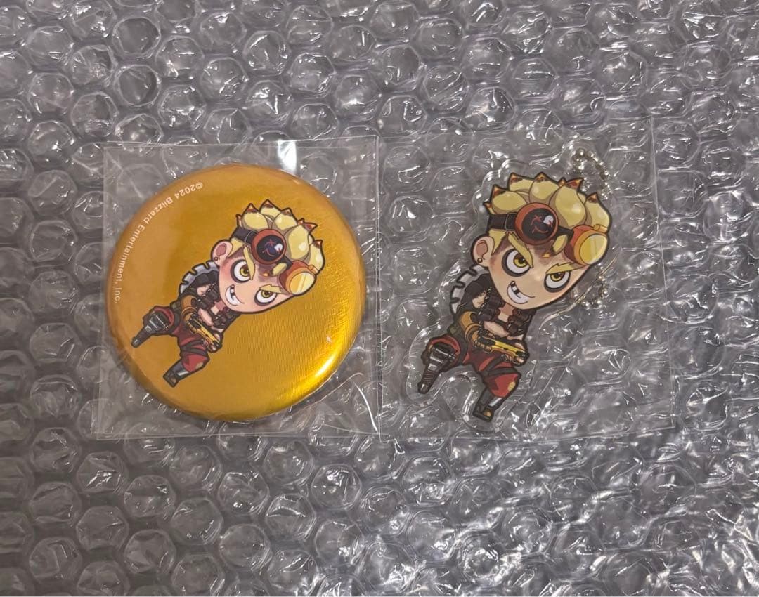 Overwatch 2 Tokyo Tower Acrylic Keychain Can Badge Junkrat