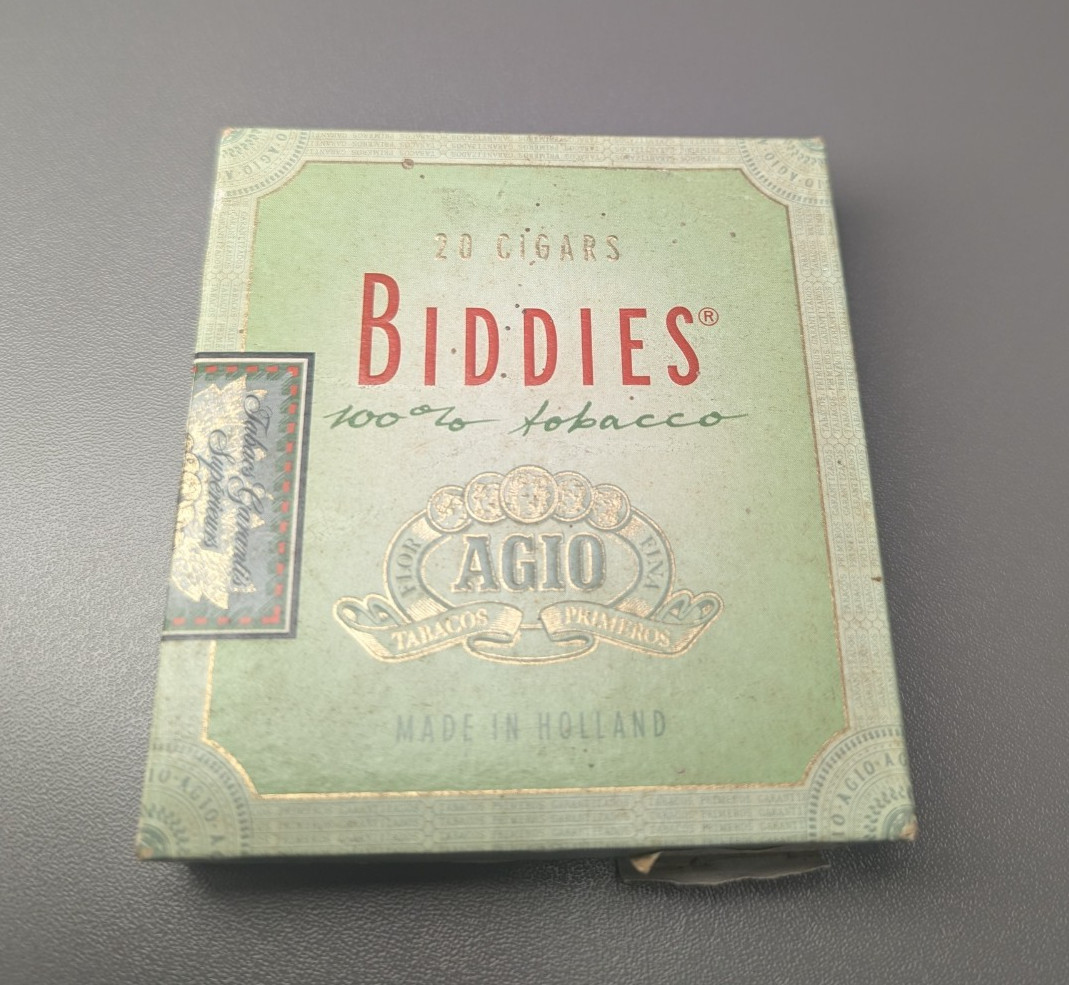 VINTAGE GERMAN AGIO BIDDIES BRASIL BOX 6 DM COLLECTORS RARE