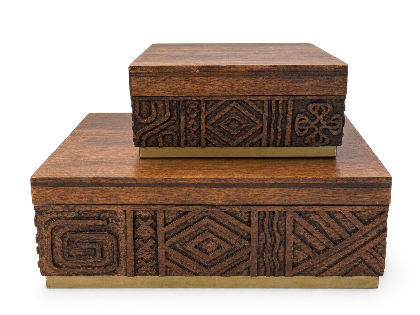 Global Views Oti Wood Box Large & Small 