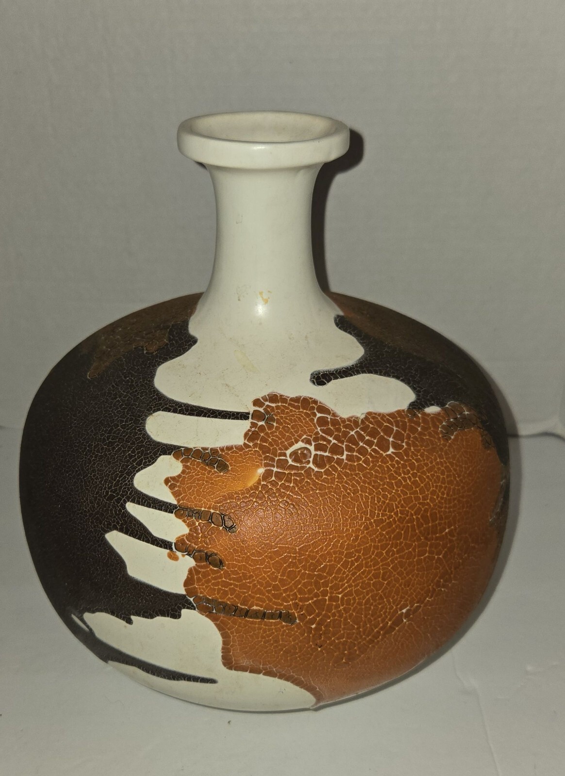 Vintage MCM Royal Haeger Pottery Drip Glaze Alrun Osterberg Jug Vase 10\