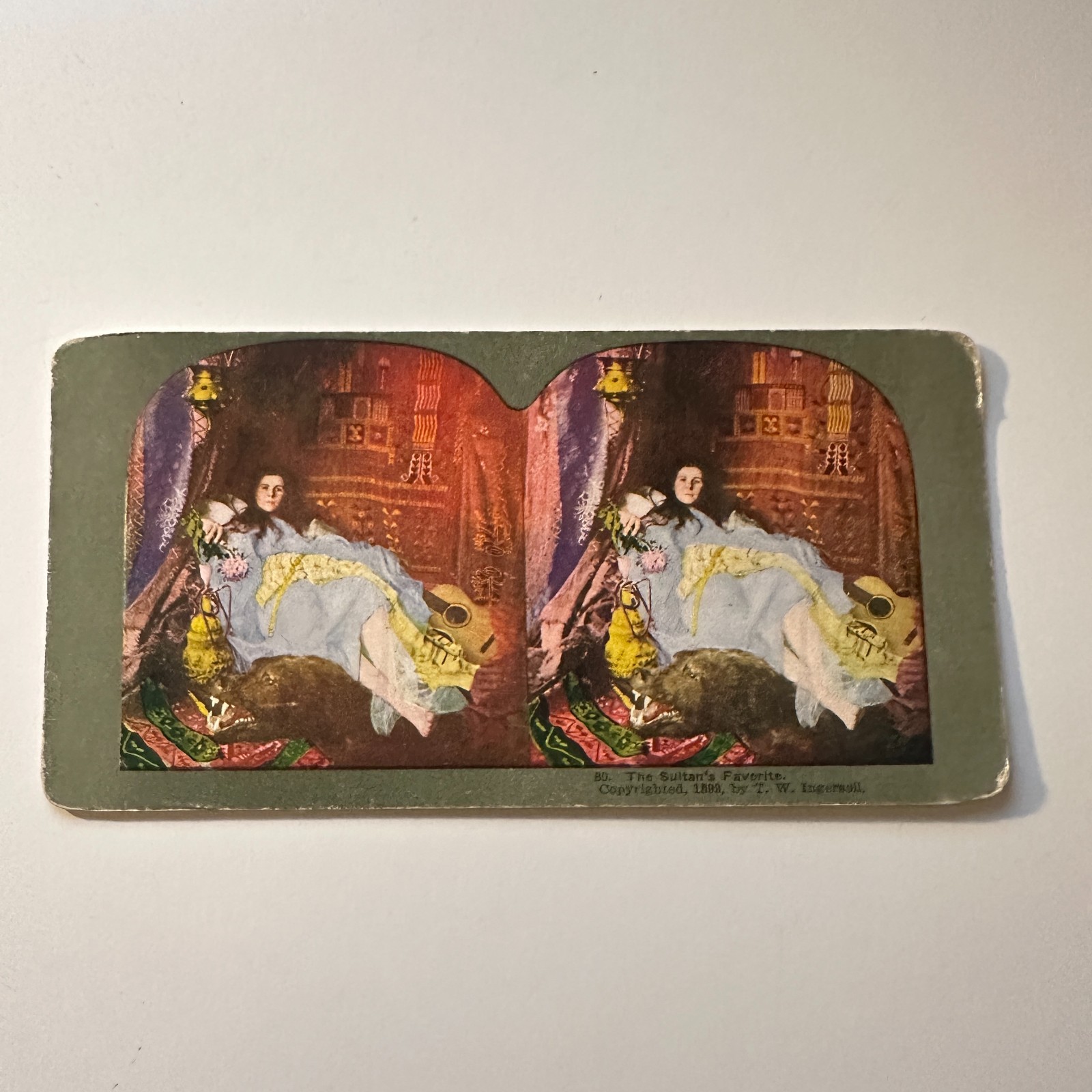 The Sultan\'s Favorite Antique Stereoview Card 5H6-4