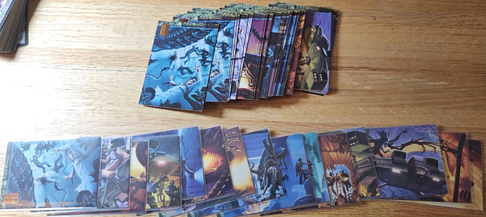 1994 Aliens Predator Universe 52 OPERATION SET Insert Chase Cards A1-15 + 37
