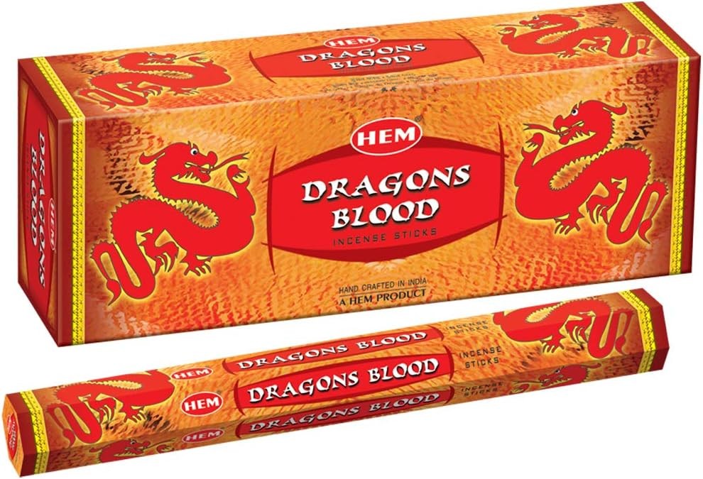 Hem Dragon\'s Blood Red Incense Sticks - 120 Stick Bulk Box (6 Inner Tubes of 20) Hem Dragon\'s Blood Red Incense Sticks - 120 Stick Bulk Box (6 Inner Tubes of 20)