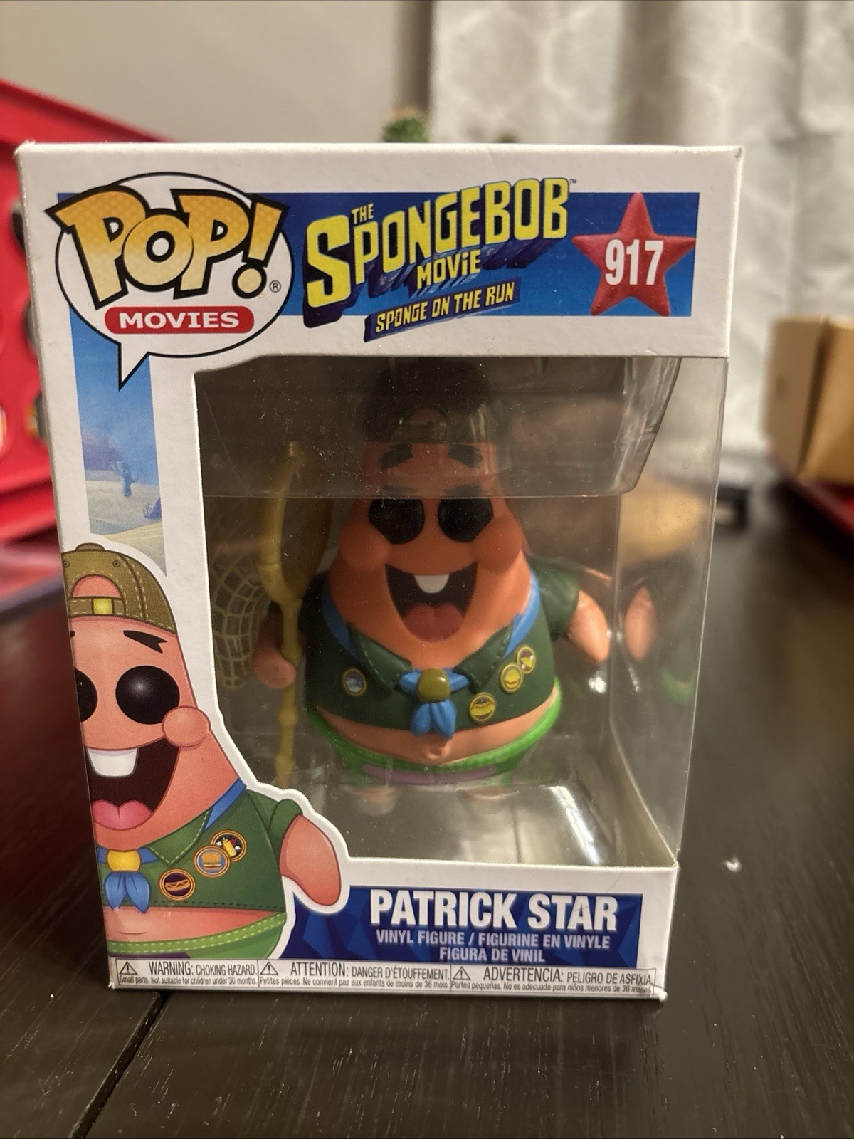 Funko Pop SpongeBob Movie Sponge On The Run Patrick Star #917. Slightly Damaged
