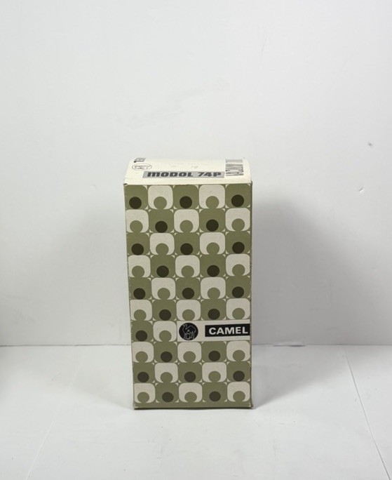 Vintage Camel Thermos Model 74P Hong Kong Vacuum Flask Retro 1970s MCM Boxed