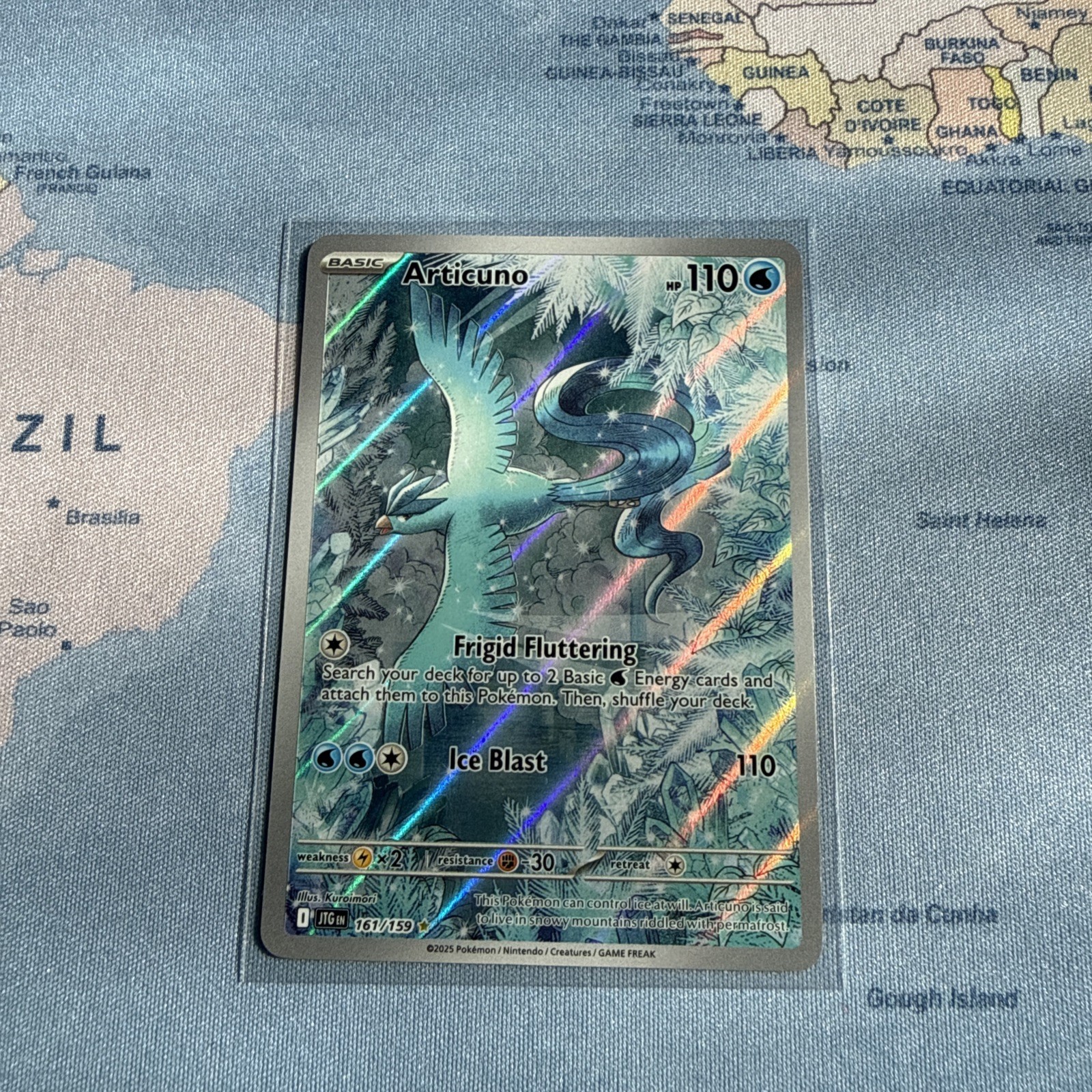 Pokemon TCG Articuno 161/159 Illustration Rare Journey Together Pokemon NM