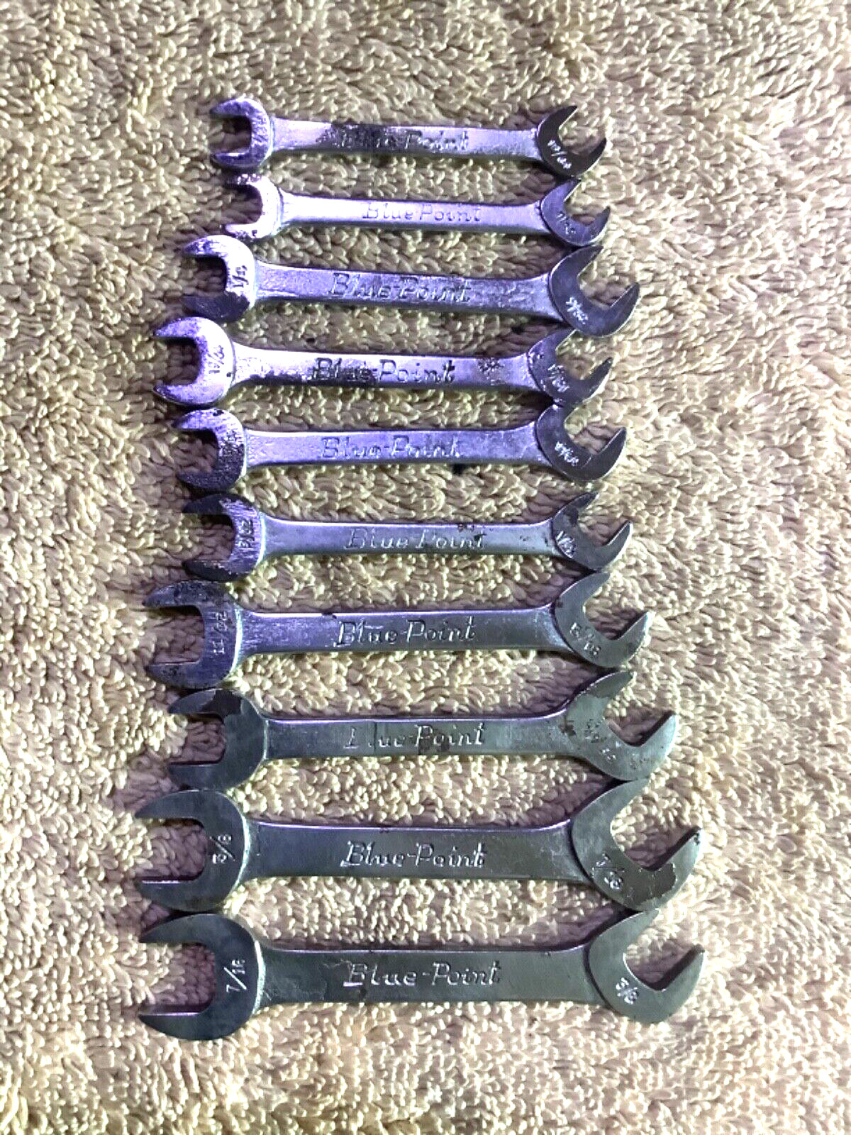 Vintage 10 piece Blue point ignition set