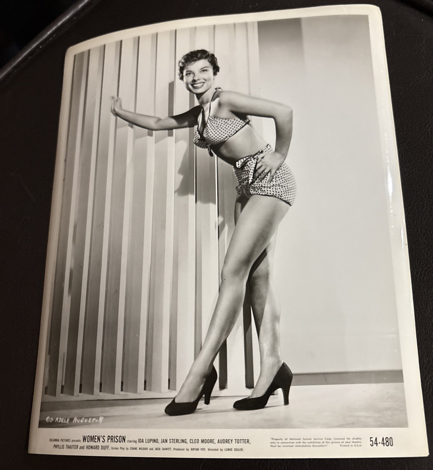 Adelle August 8 x 10 Vintage Original Hollywood PHOTO 1950s #480