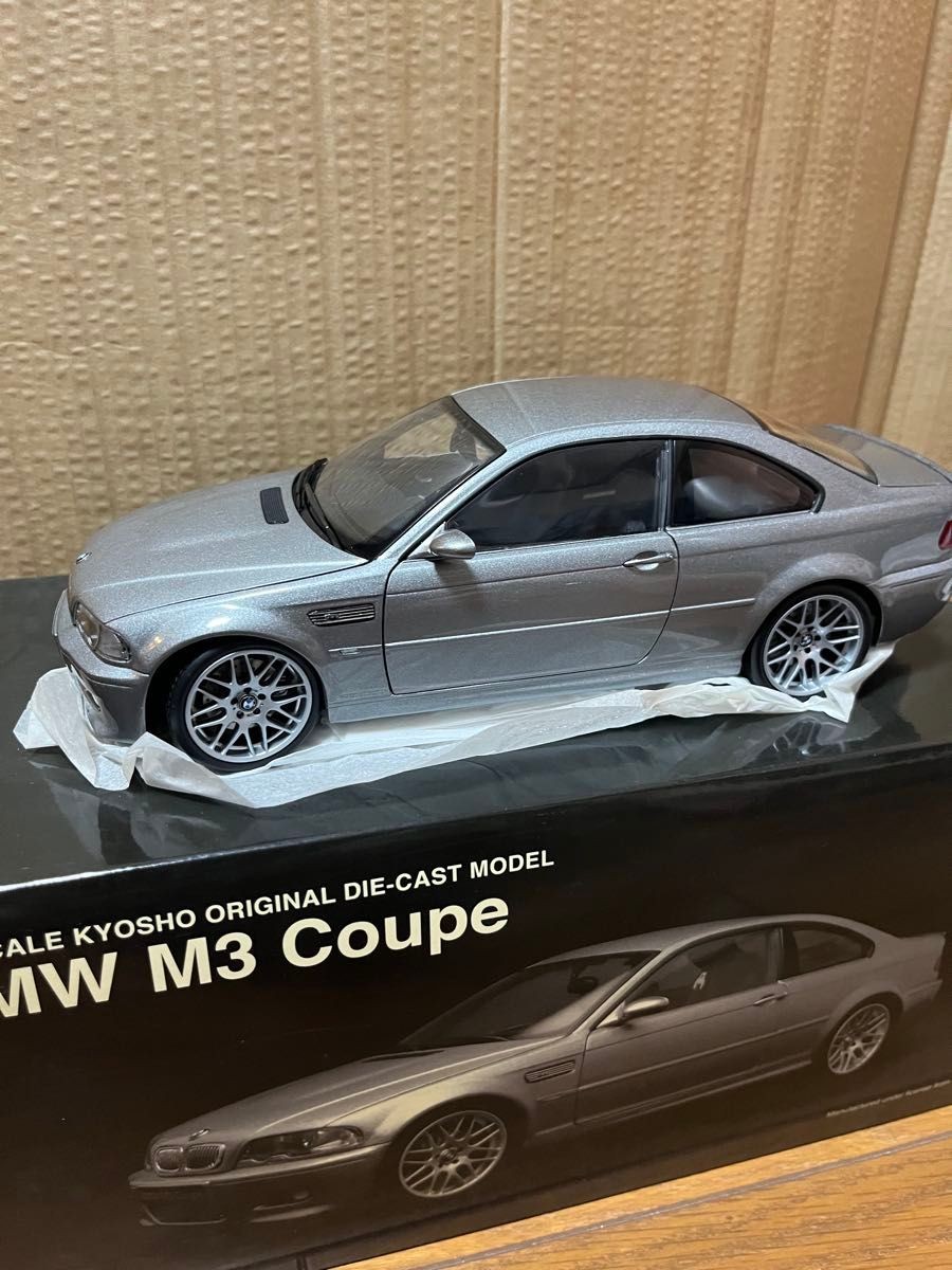 Kyosho 1/18 BMW M3 Coupe Silver 08503s