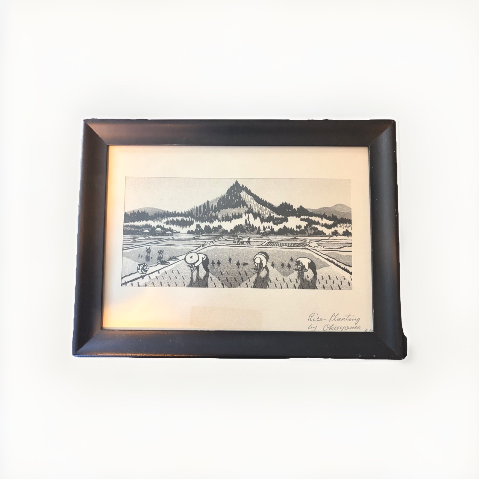 G01 - Vintage Japanese Woodblock Print by Gihachiro Okuyama Signed #10