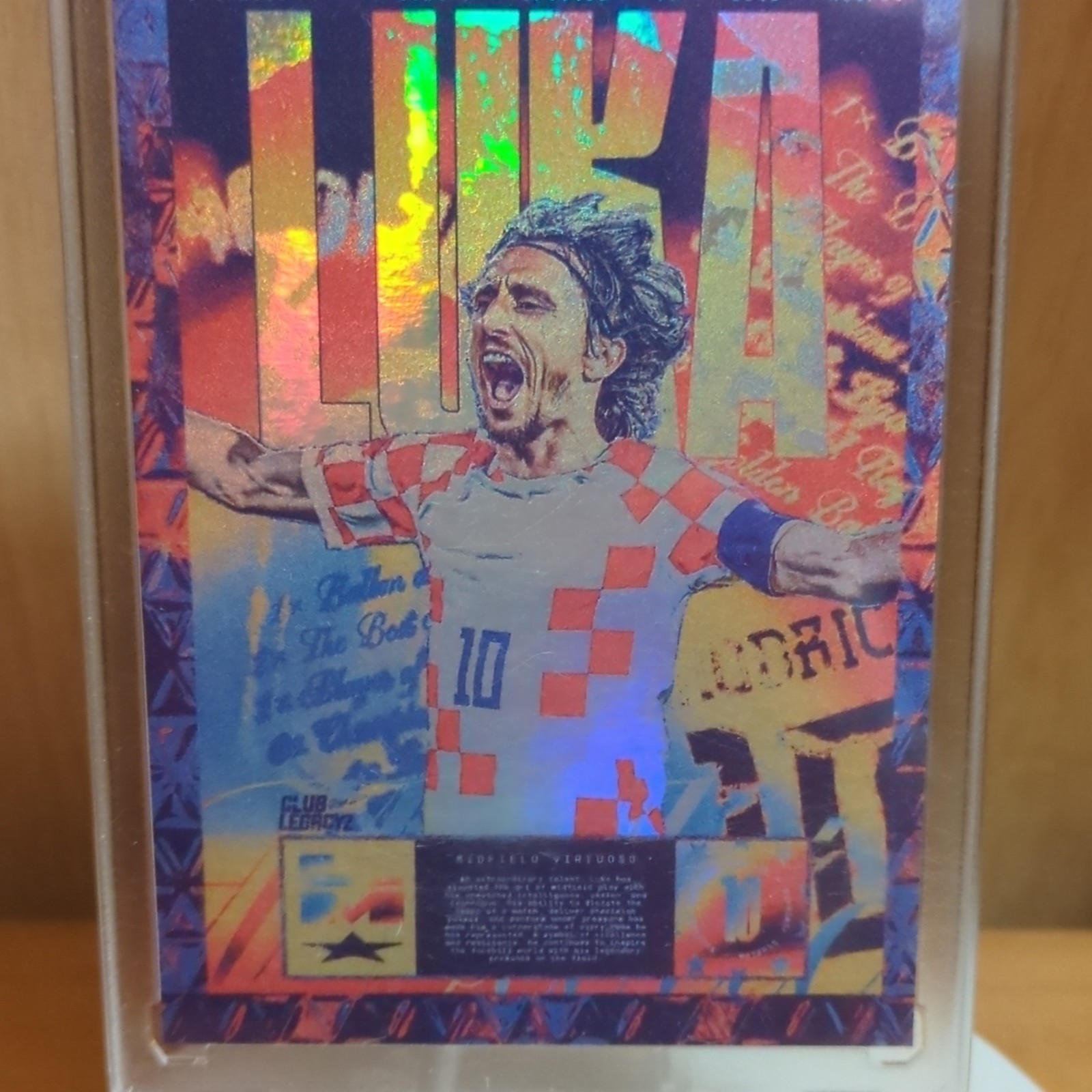 Club Legacyz Luka Modric Flames of Vatreni Fire Crackling Croatia 038/100