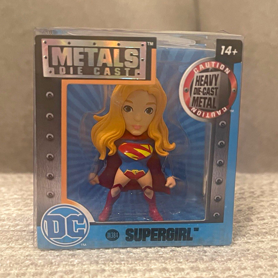 Jada Toys DC Supergirl Metals Die Cast 1:32 Die-Cast Metal Figurine M384 Boxed Jada Toys DC Supergirl Metals Die Cast 1:32 Die-Cast Metal Figurine M384 Boxed