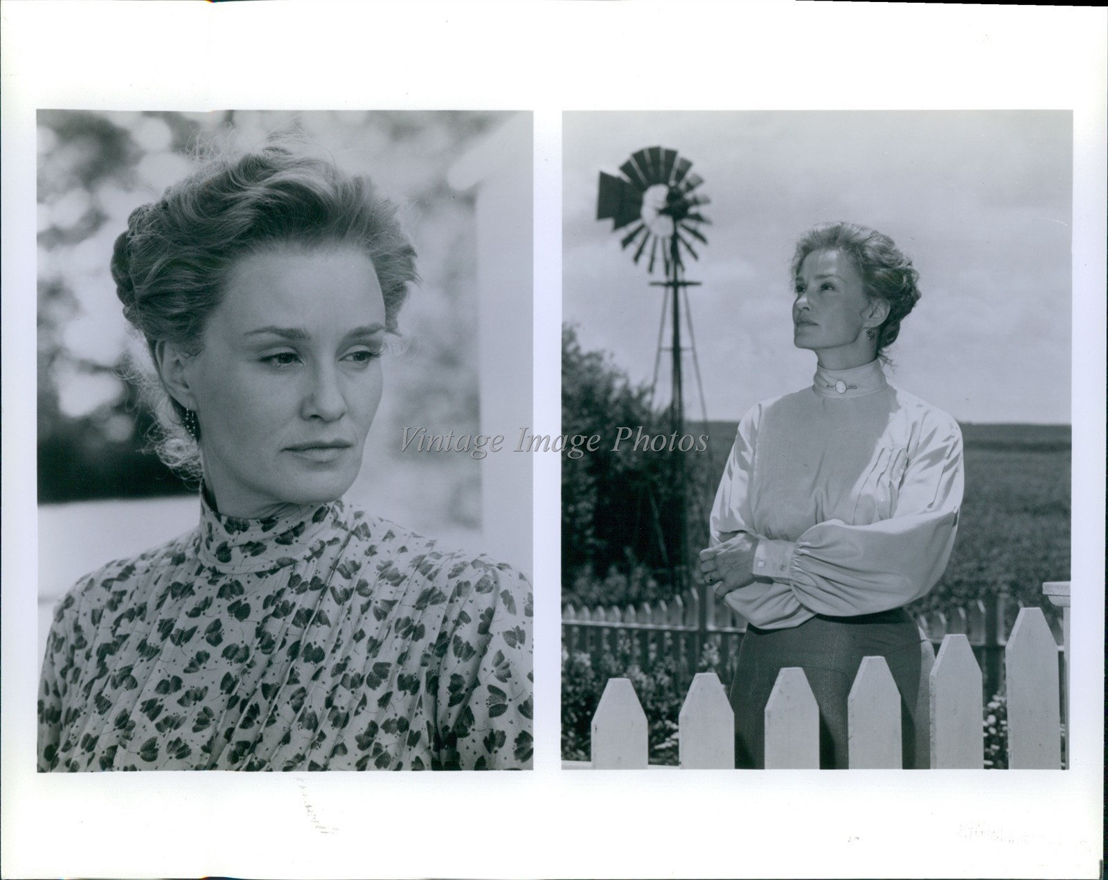 1992 Nebraska Jessica Lange Pioneers Cbs Wirephoto 8x10