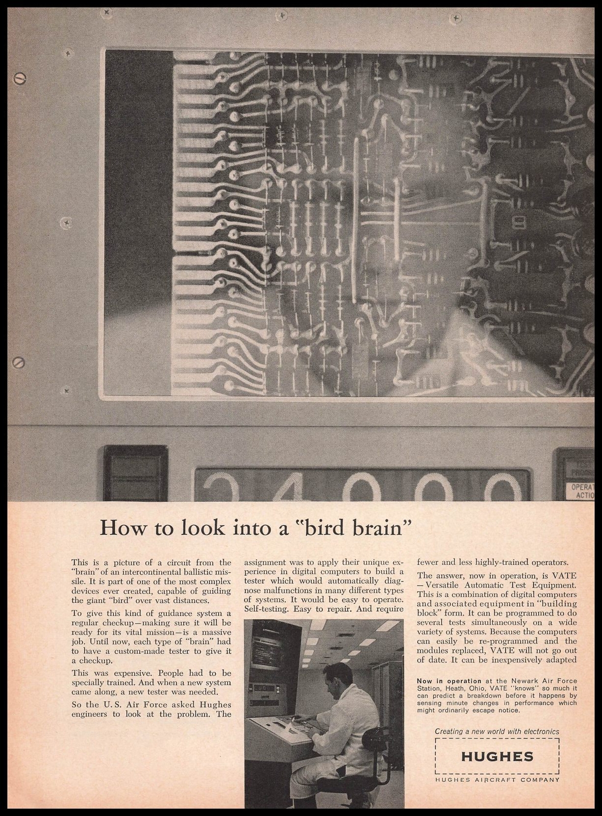 1964 Hughes Versatile Automatic Test Equipment \