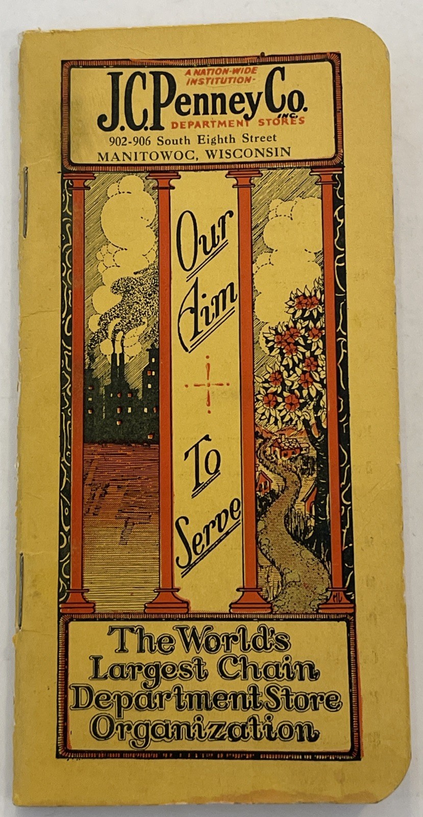 1926 J.C. Penney Co Advertising Pocket Notebook Manitowoc WI Unused JCPenney