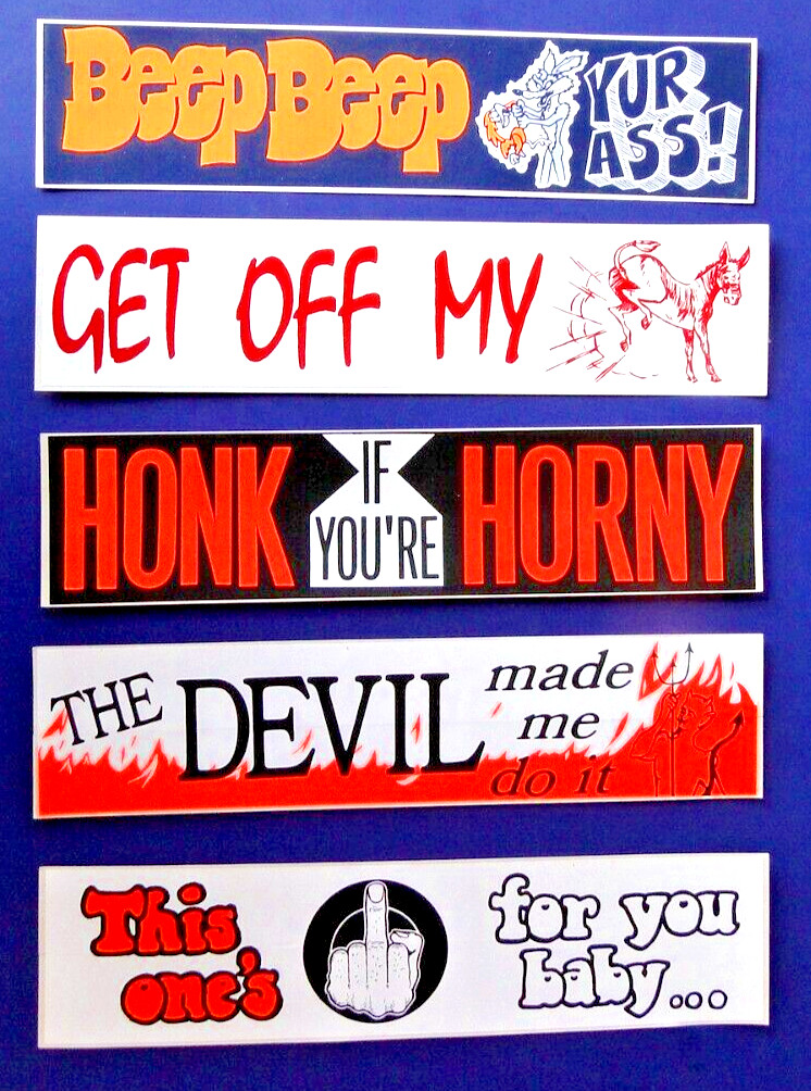 Vintage Bumper Sticker Vintage Bumper Sticker