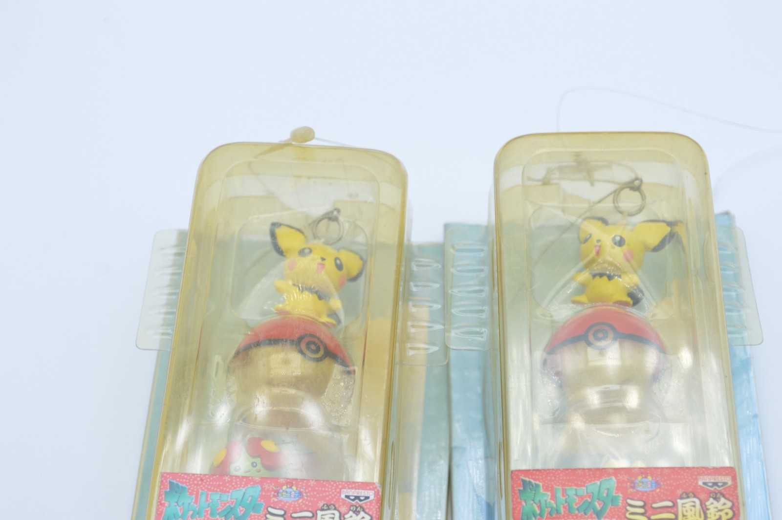 VTG RARE 2000 Banpresto Pokémon “Mini Fuurin” Wind Chimes – Pichu (Set of 2)