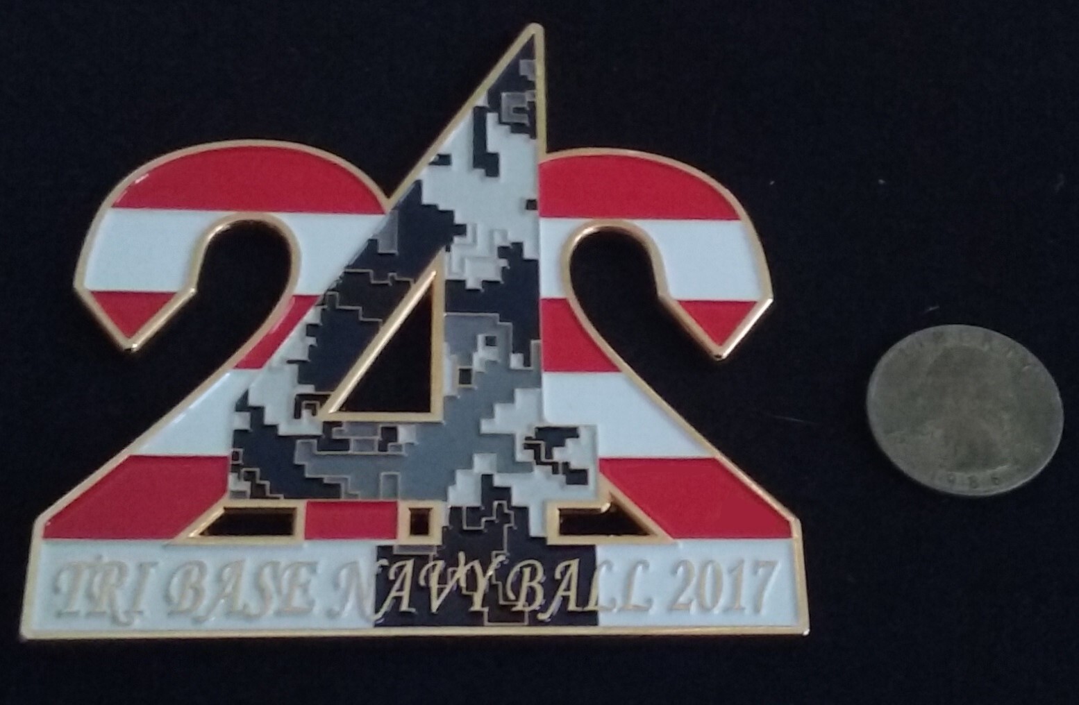 MASSIVE US Navy Tri Base Mayport Kings Bay Jacksonville NAS USN Challenge Coin