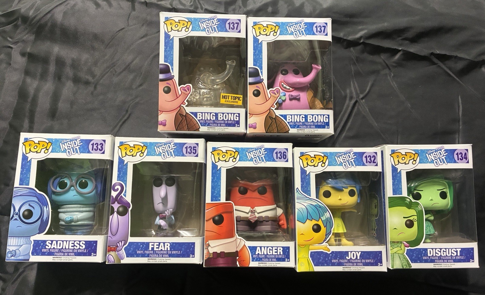 Funko Pop Inside Out Set #132, 133, 134, 135, 136, 137 +Excl Invisible Bing Bong Funko Pop Inside Out Set #132, 133, 134, 135, 136, 137 +Excl Invisible Bing Bong