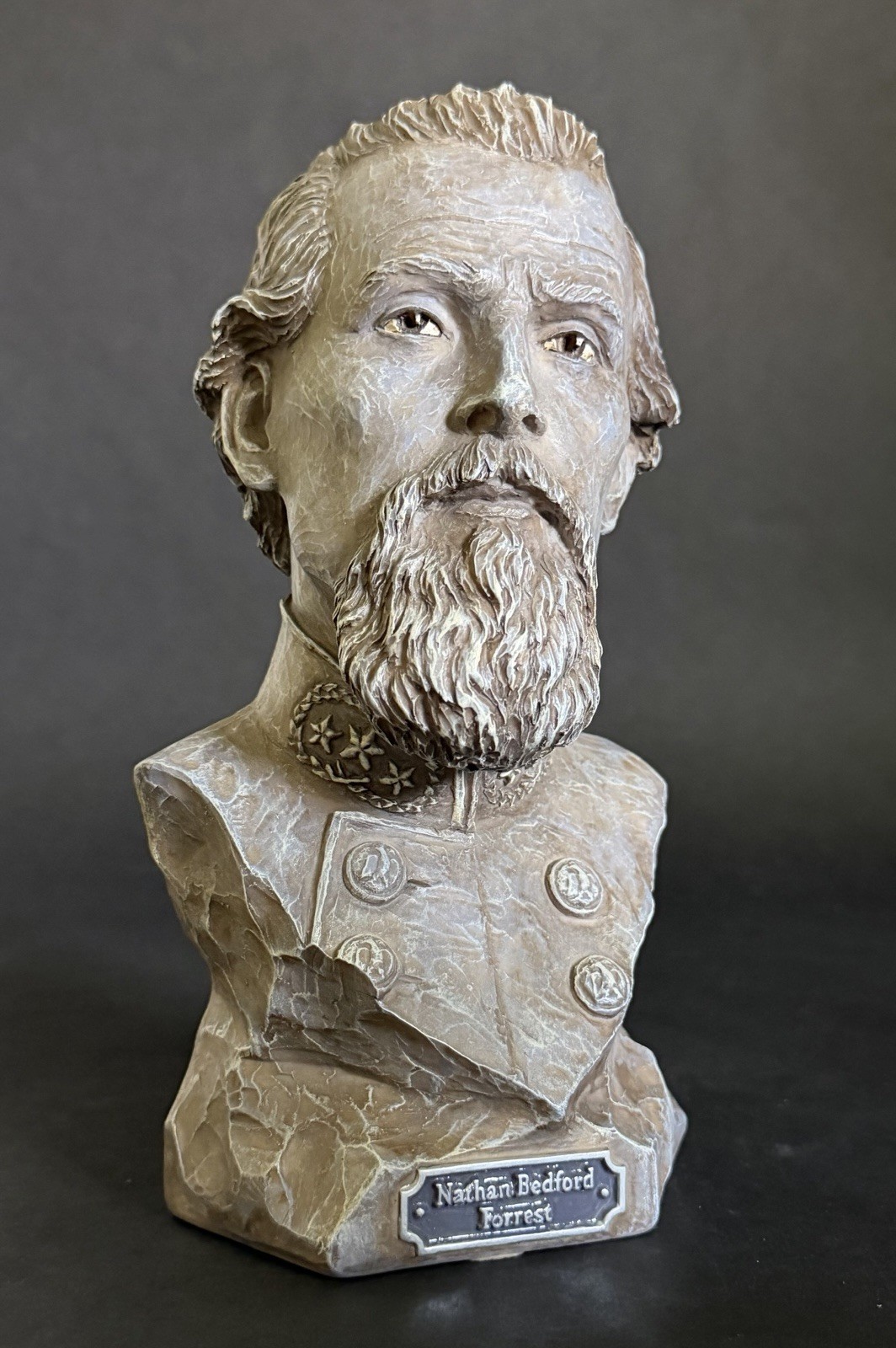 Nathan Bedford Forrest Vanmark 2003 COMMANDING IMAGES OF THE CIVIL WAR Bust 9”