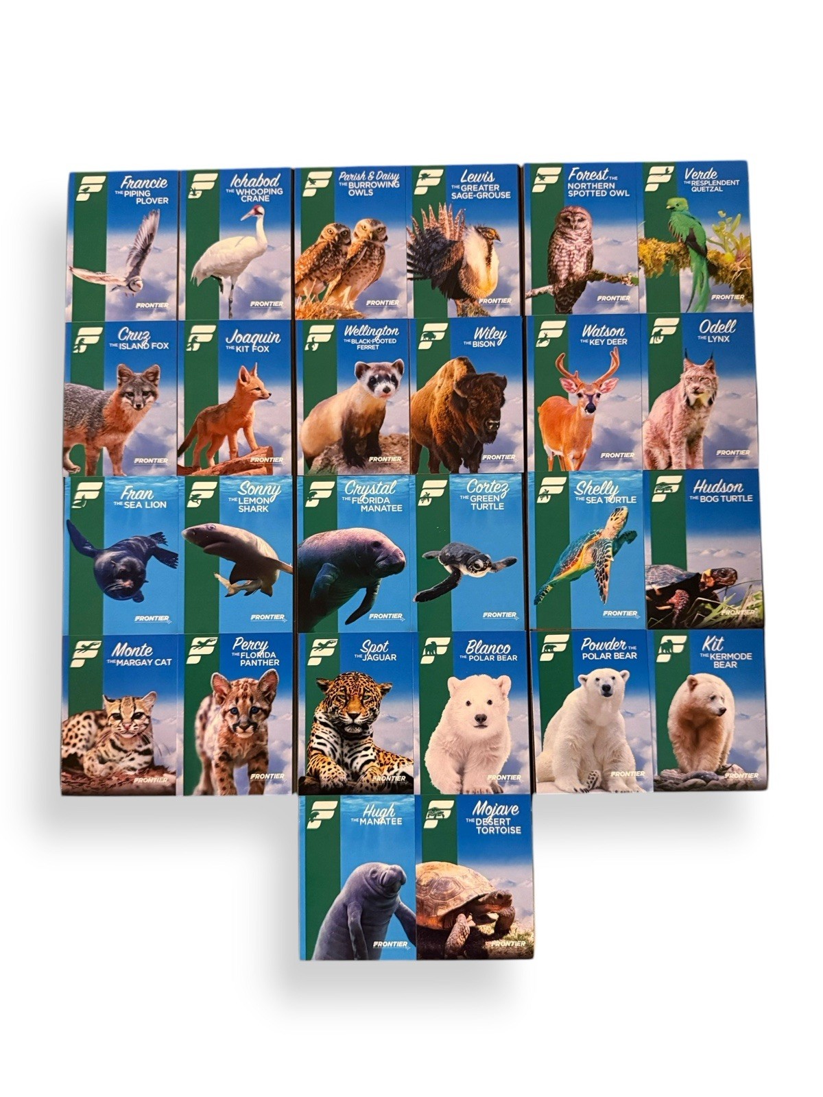 Frontier Airlines Complete Set Of 26 Trading Cards RARE HTF