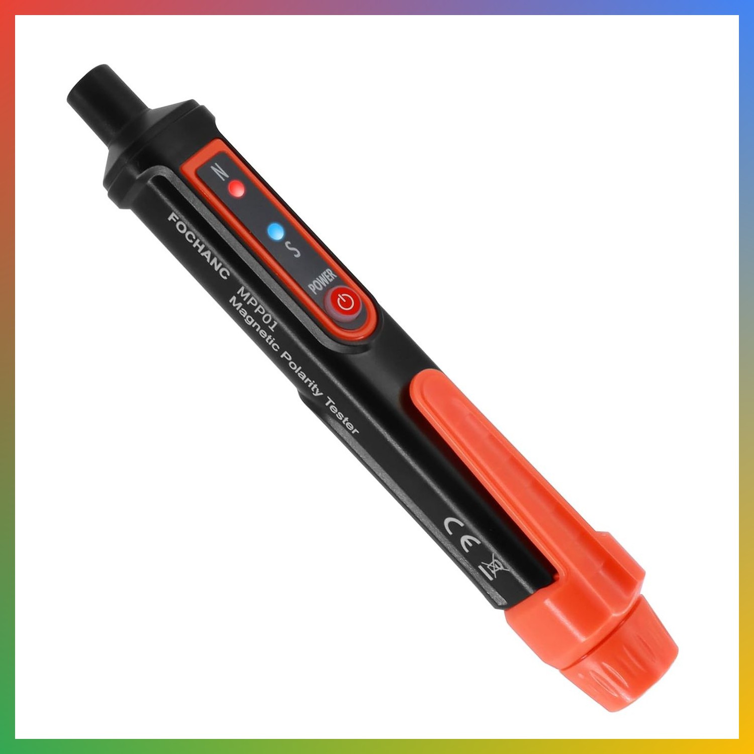 Magnetic Polarity Tester Pen Instant N S Pole Detector Orange 78 Characters Magnetic Polarity Tester Pen Instant N S Pole Detector Orange 78 Characters