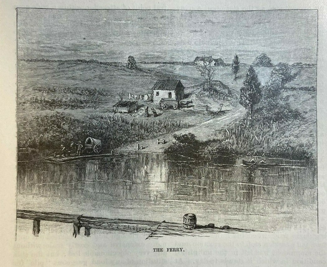 1885 Colonial Fredericksburg Virginia illustrated 1885 Colonial Fredericksburg Virginia illustrated