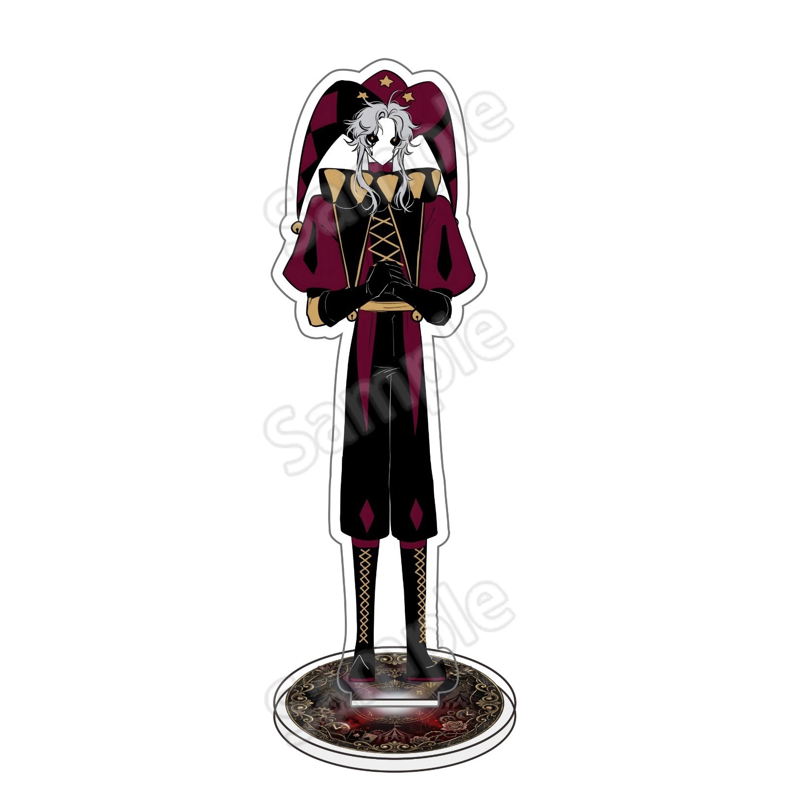 The Freak Circus Pierrot Harlequin Acrylic Standee 15cm Anime Clown Figure