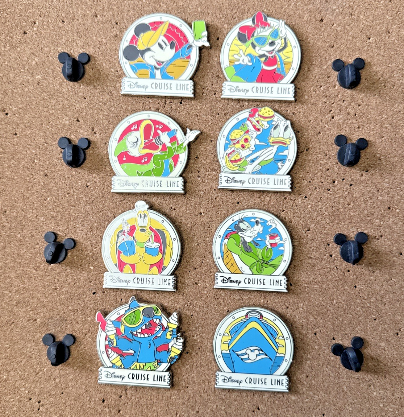 FULL SET Disney Cruise Line DCL 2025 Mystery Box Character Pin