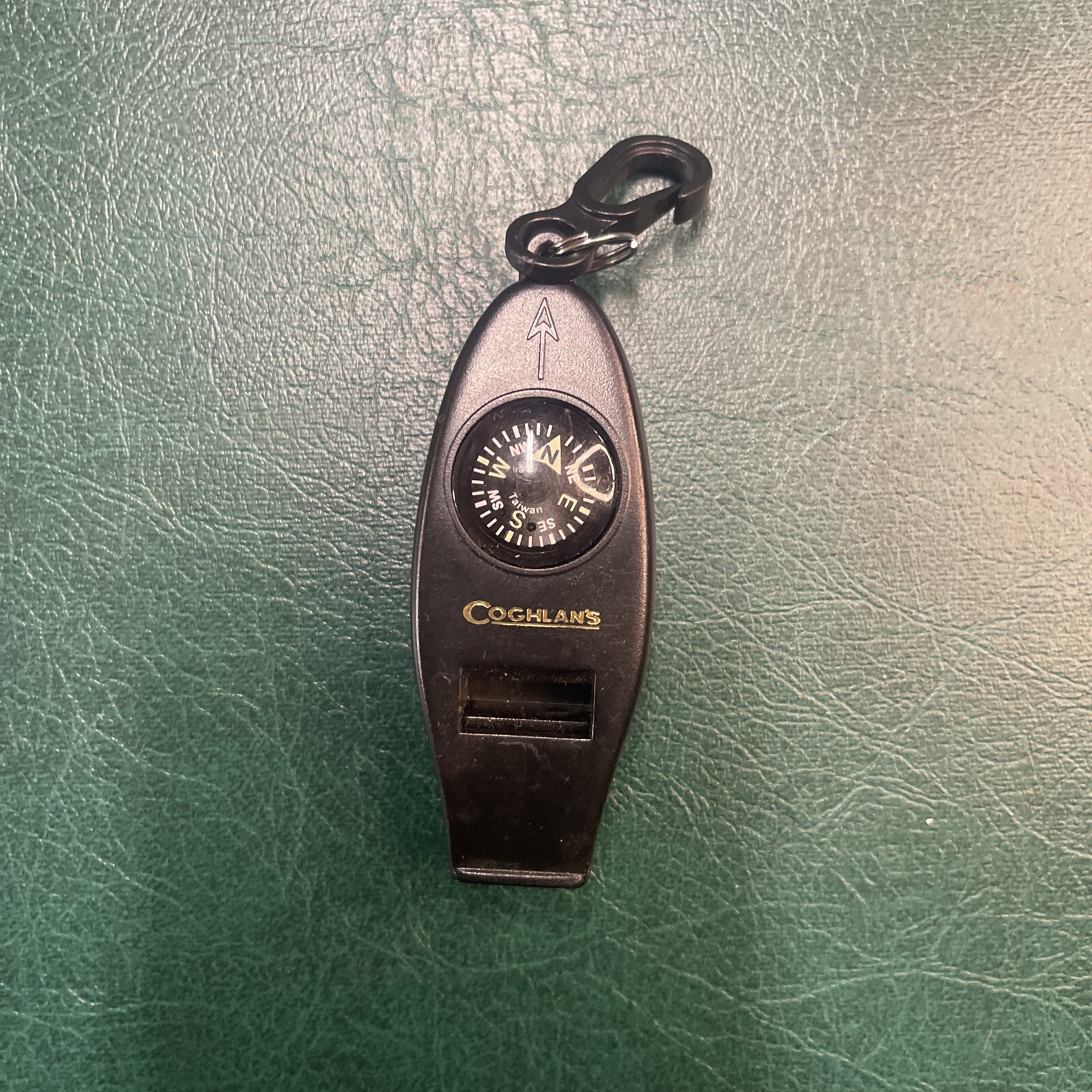 Coghlans Multifunction Keychain 4 in 1 Whistle Magnifier Compass Thermometer 