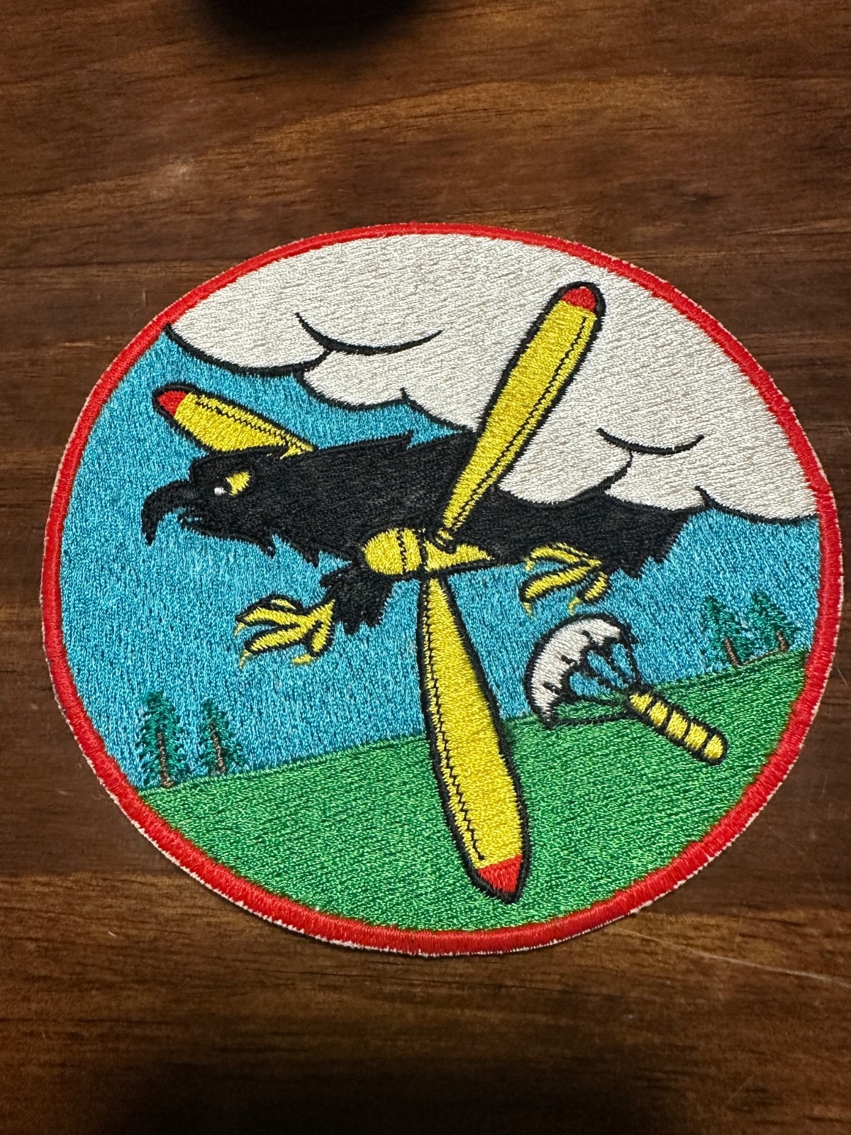 Vintage USAF  89th Bomb Squadron Patch Ace Novelty Japan