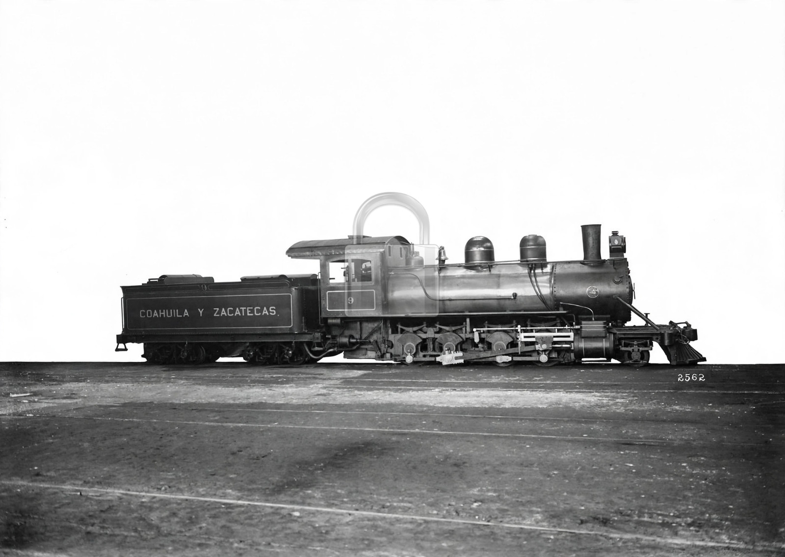 Coahuila y Zatecas C y Z No. 9 circa 1900-1920 5 x 7 Photo