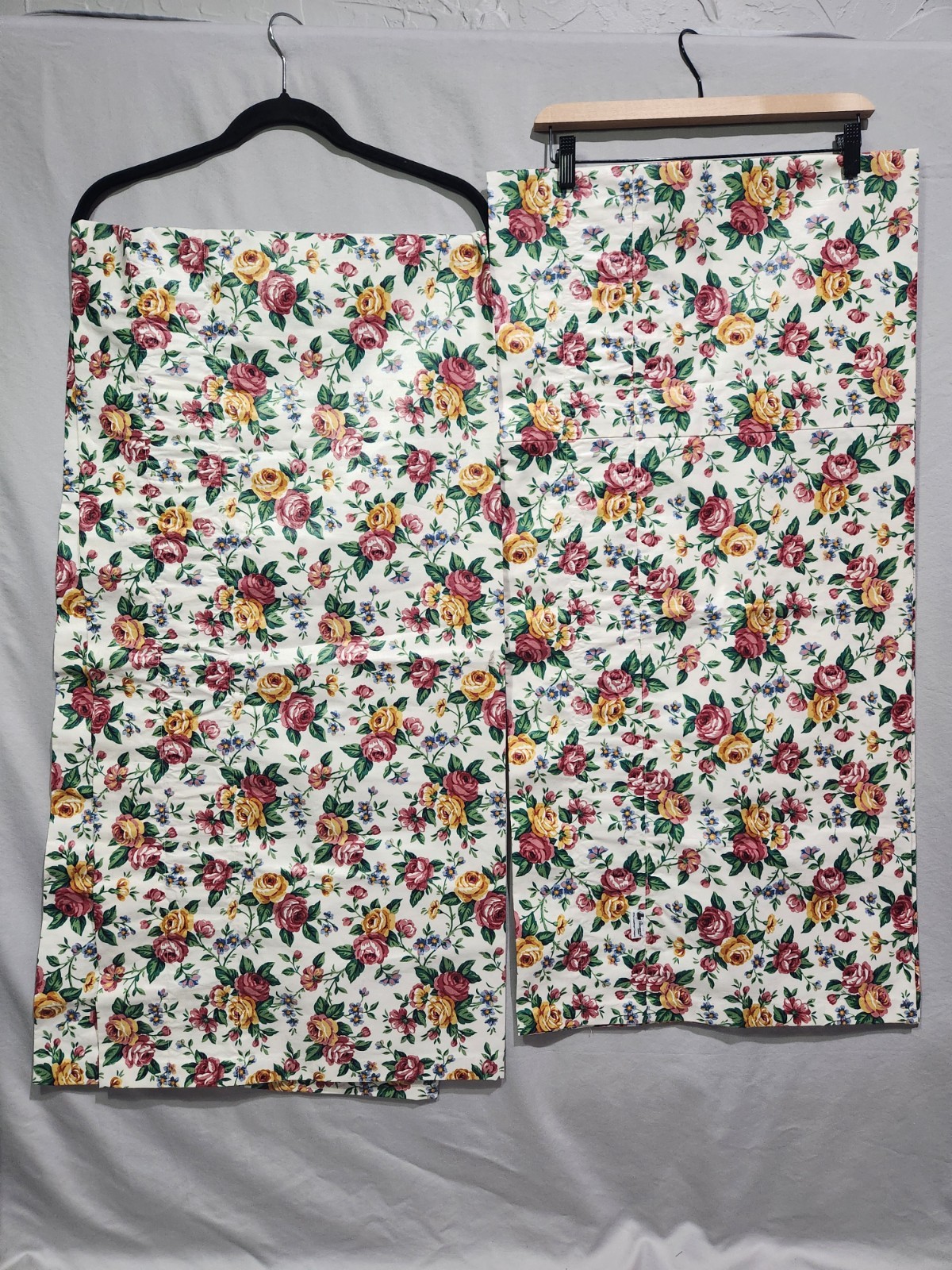 Longaberger Garden Splendor Floral Valances Cottagecore 74\
