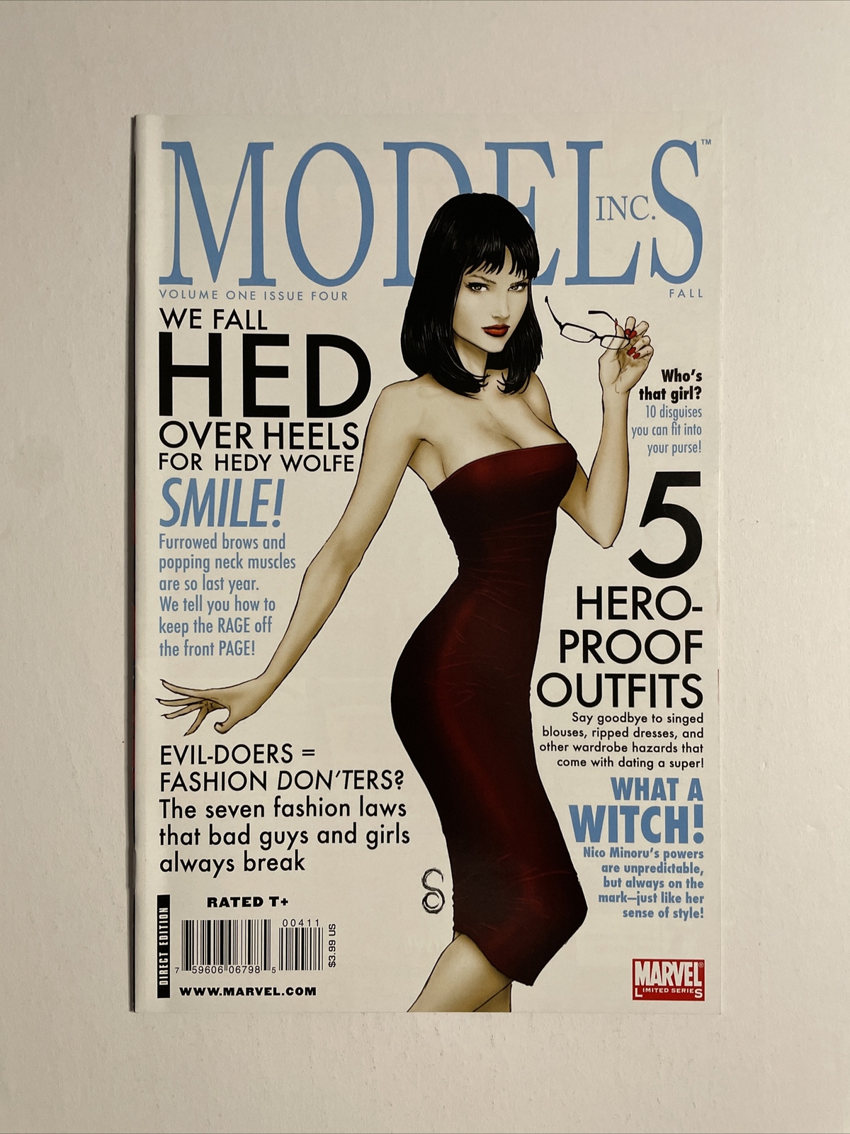 Models INC. #4 (2010) 9.4 NM Marvel High Grade Comic Book Witch Cover Models INC. #4 (2010) 9.4 NM Marvel High Grade Comic Book Witch Cover