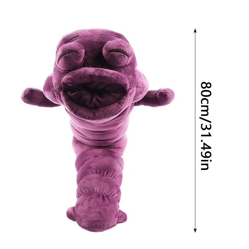 80CM Large Anime Style Worm Plush Toy Cosplay Prop Soft Stuffed Doll Gift