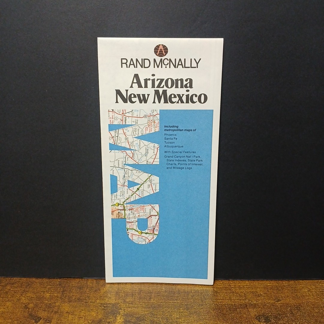 Vintage 1980s Rand McNally Road Map, Idaho & Montana