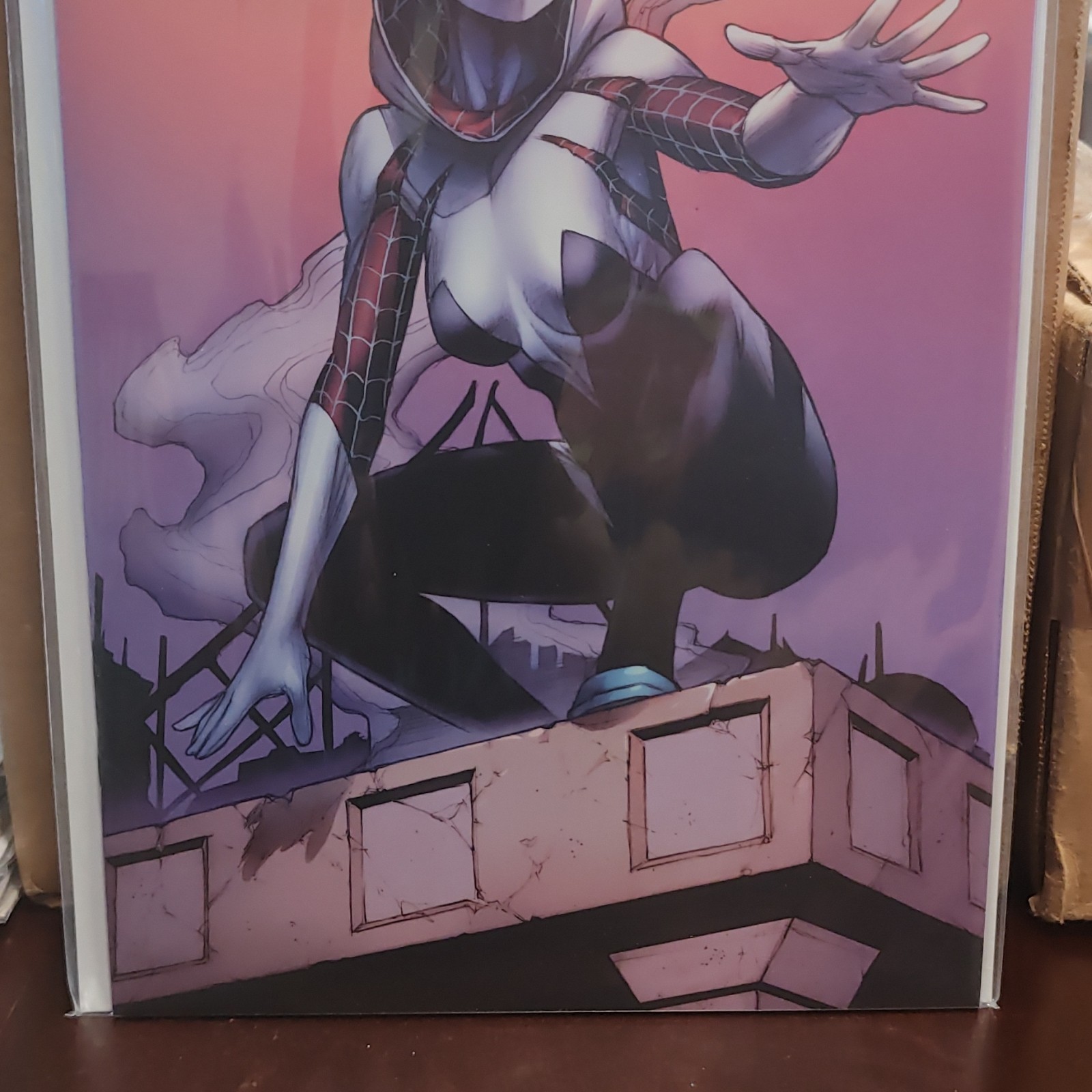 SPIDER-GWEN #1 (MARVEL 2015) RARE DALE KEOWN FOUR COLOR GRAILS VARIANT | German