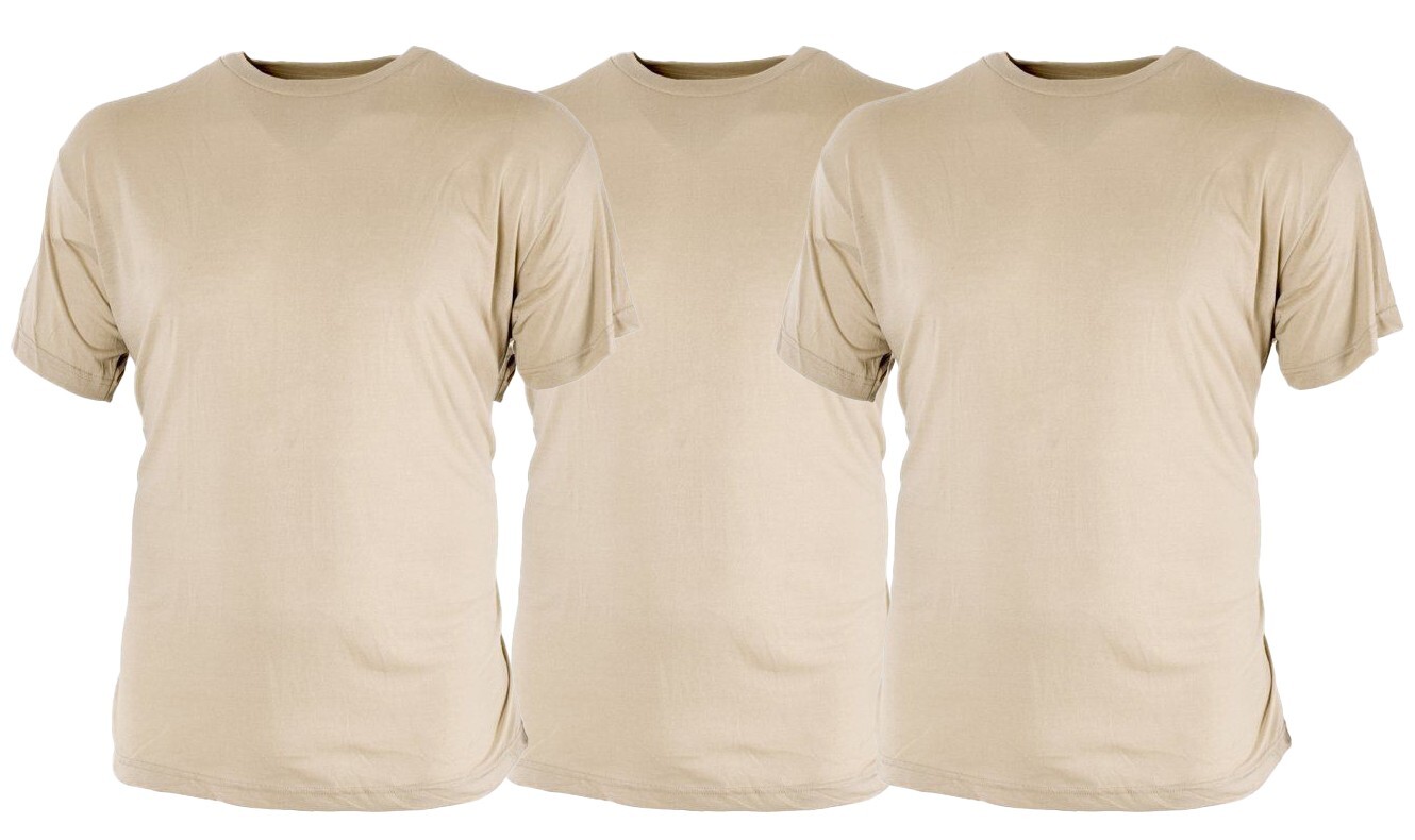 3-Pack T-Shirt DSCP US Army Crew Neck Moisture Wicking Size 2XL New