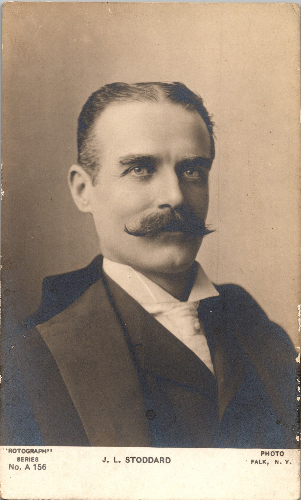 c1905 John L Stoddard Author Lecturer Rotograph A156 Undivided Postcard