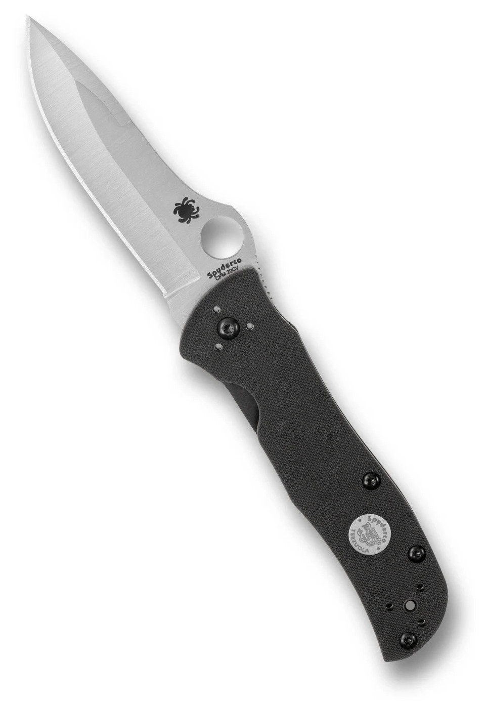 Spyderco Starmate Black G-10 CPM 20CV Sprint Run 3.74 Spyderco Starmate Black G-10 CPM 20CV Sprint Run 3.74