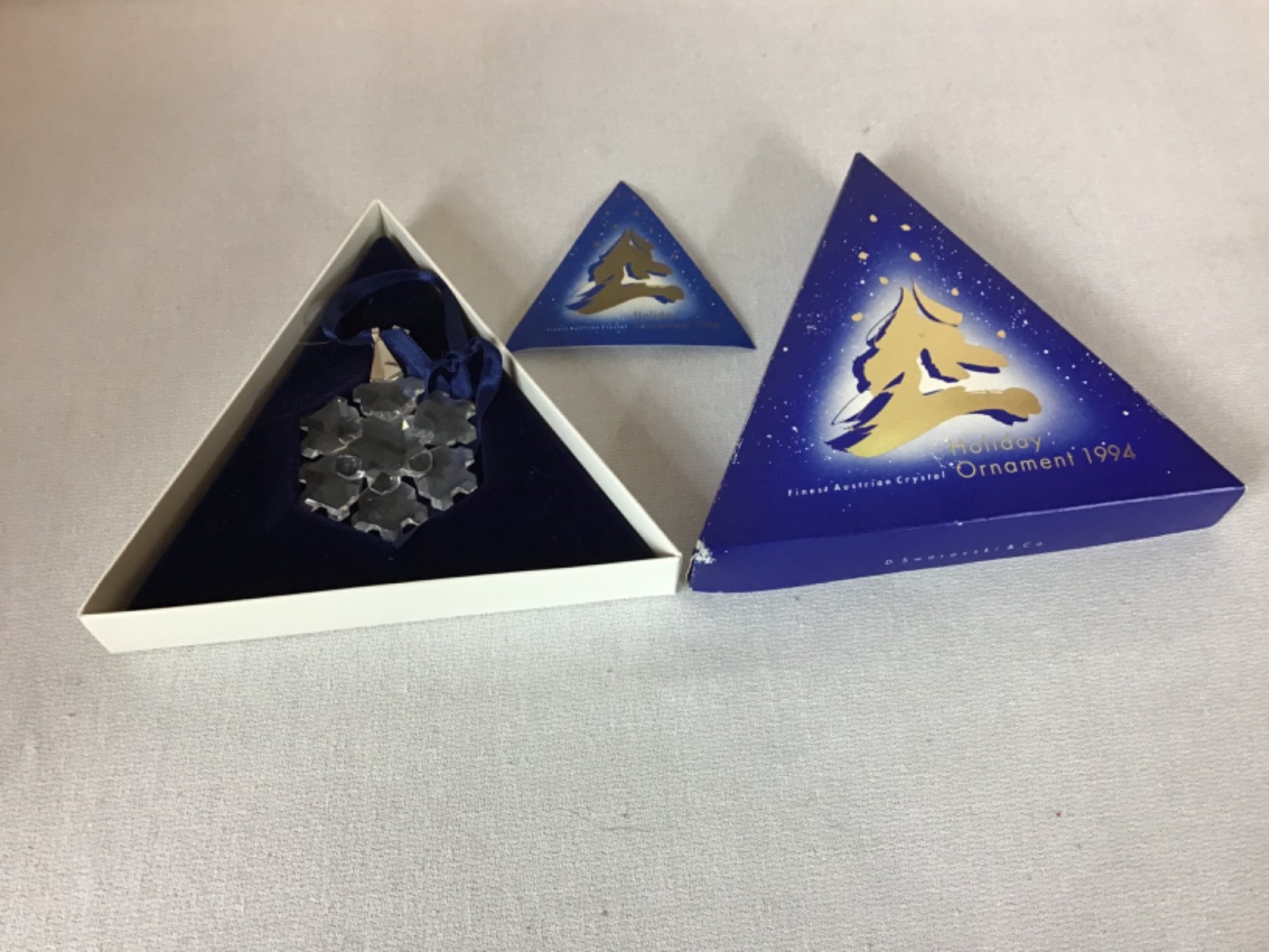 Swarovski 1994 Annual Snowflake Ornament MIB