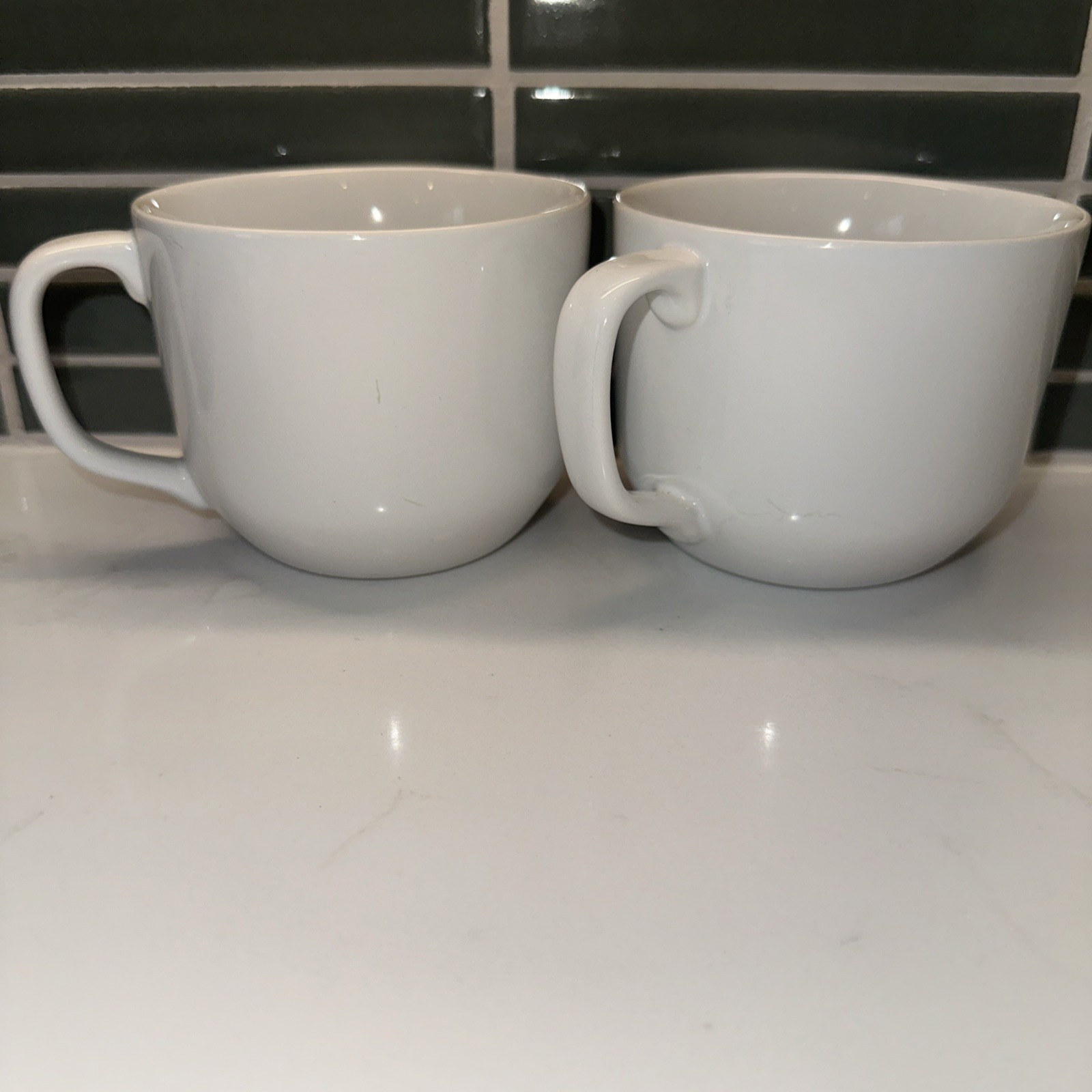 Threshold Porcelain Coffee Mugs Set Of 2 14 Ounce Threshold Porcelain Coffee Mugs Set Of 2 14 Ounce